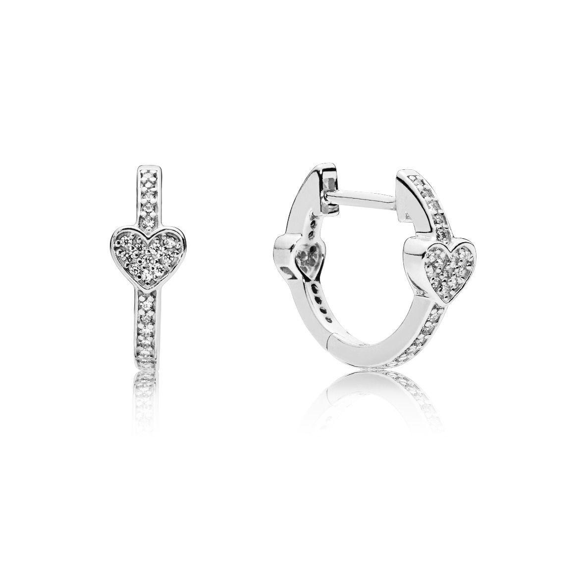 Срібні сережки No Brand Спокусливі серця 297290CZ (1341782550)