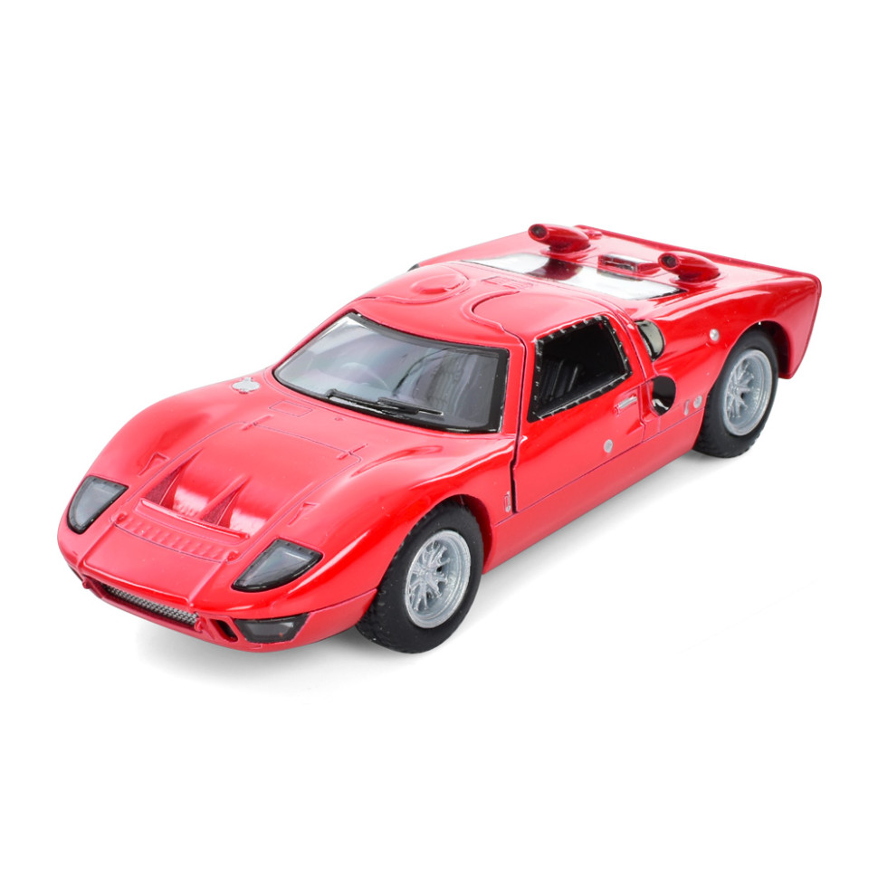 Металлическая машинка Ford 1966 GT40 MKII Kinsmart KT5427W 13 см Красный