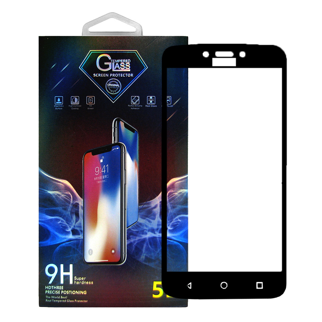 Захисне скло Premium Glass 5D Side Glue для Motorola Moto C Plus Black (arbc6135)