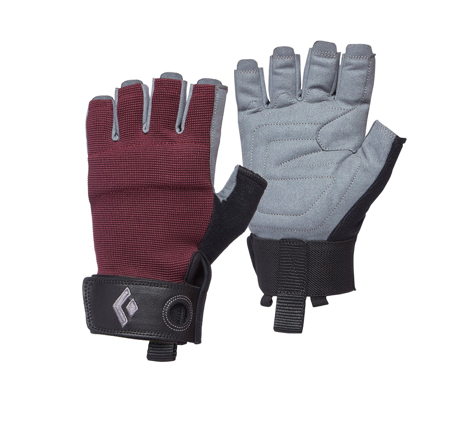 Рукавички Black Diamond W Crag Half-Finger Gloves Bordeaux XS (1033-BD 801868.6018-XS)