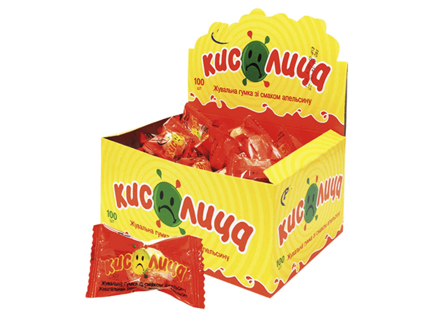 Блок жуйок Tutti Frutti Кислиця Апельсин 229-18425309