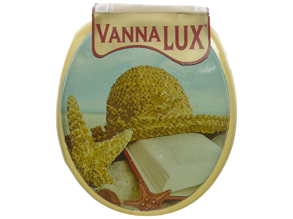 Сидіння з кришкою для унітазу м'яке Vanna Lux (MUP-VANNALUX-YELLOW-1) (SK000751)