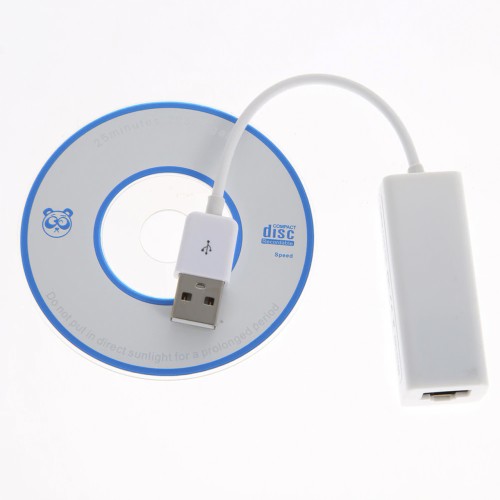 Мережева карта Lesko microUSB/RJ45 DM-HE04 Білий (429-8822a)