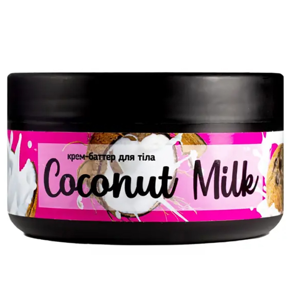 Крем-баттер для тіла парфумований Top Beauty Coconut Milk 250 мл (4820169180759)