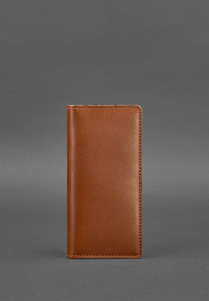 Кожаное портмоне-купюрник 11.0 светло-коричневое BlankNote