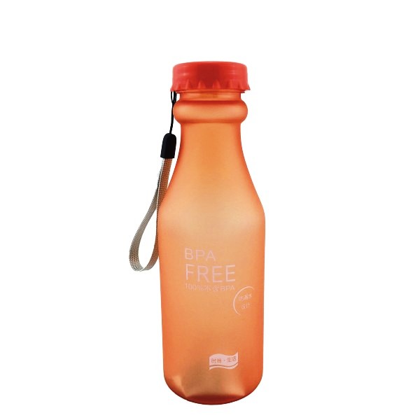 Пляшка для води BPA Free 550 мл матова Червона (715814322V)
