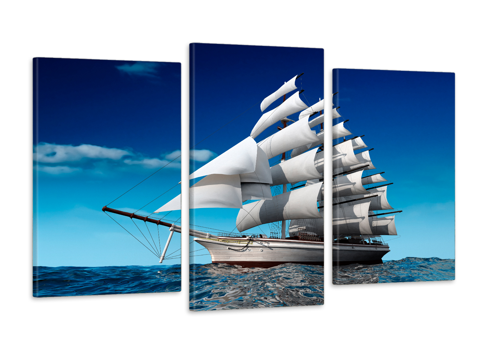 Модульная картина Poster-land Корабль в море 53x100см Art-523_3