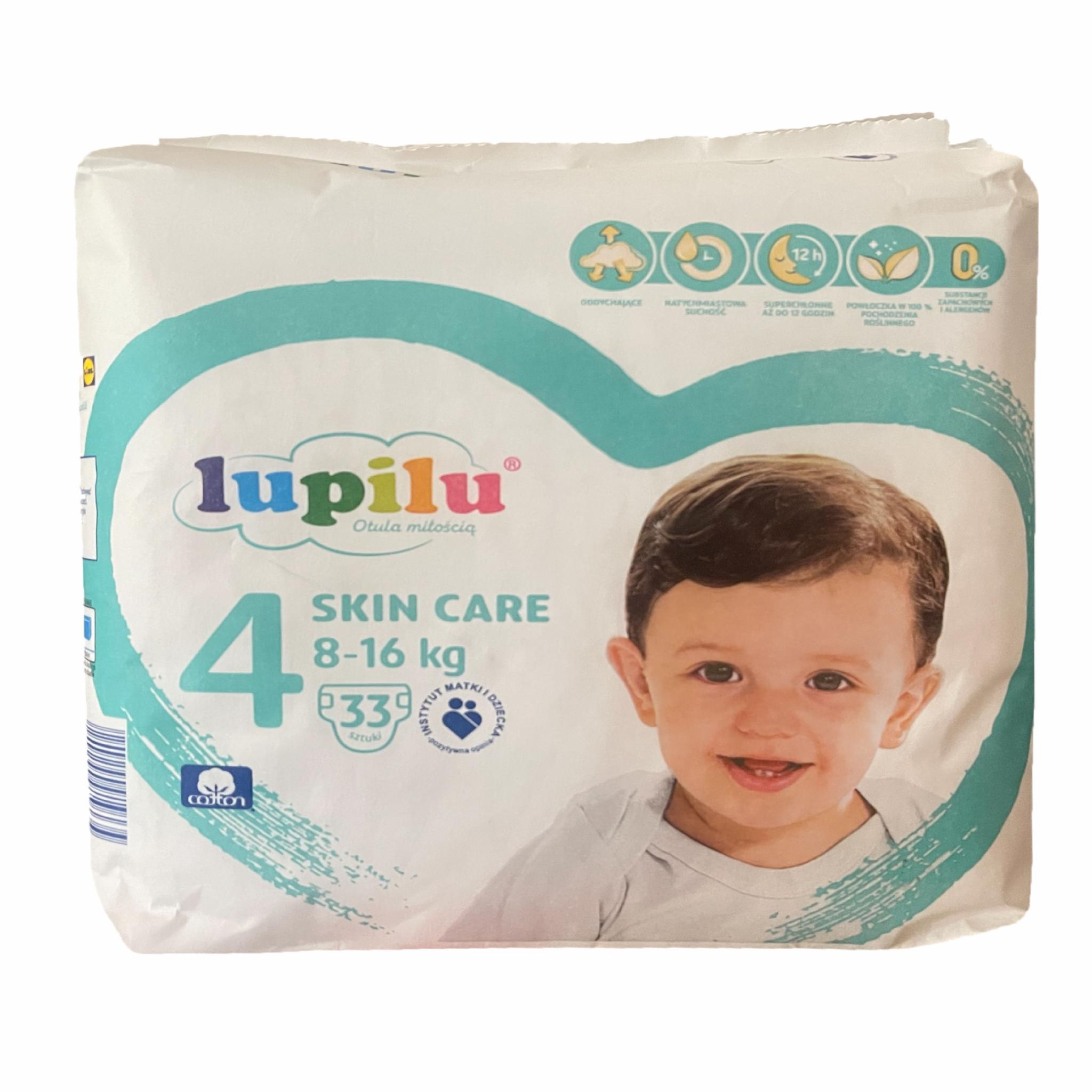 Подгузники Lupilu Skin Care 4 Maxi 8-16 кг 33 шт