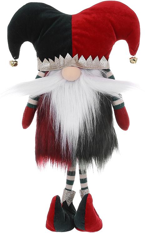 Декоративная игрушка Dwarf in a jester costume 37 см Разноцветный BonaDi DP232196