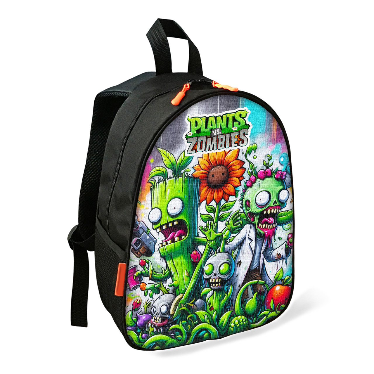 Дитячий шкільний рюкзак Plants vs. Zombies 34×27×13 см, водонепроникний