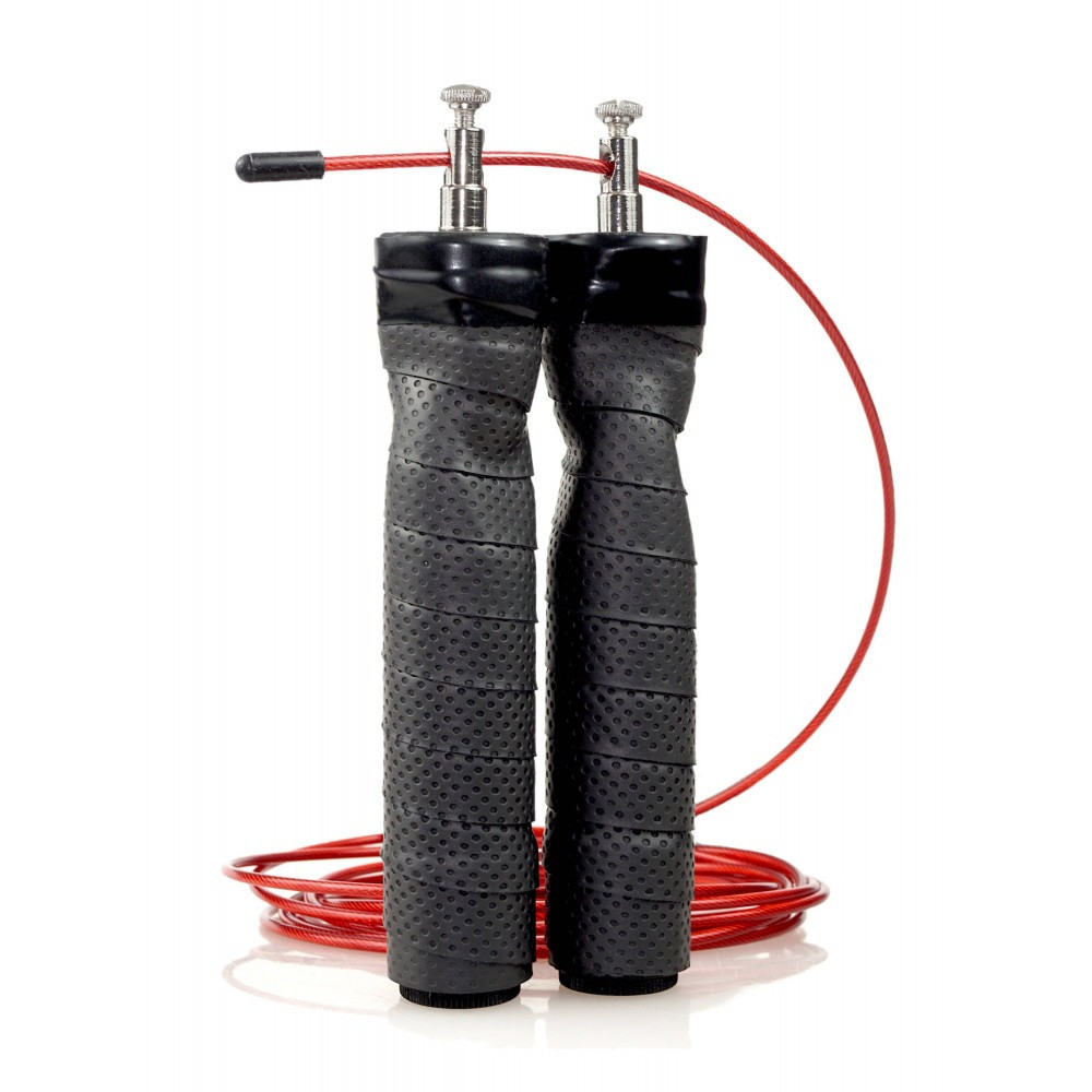 Скакалка швидкісна 7SPORTS Cross Rope 3 м на підшипниках SK-1 7S чорно-червона
