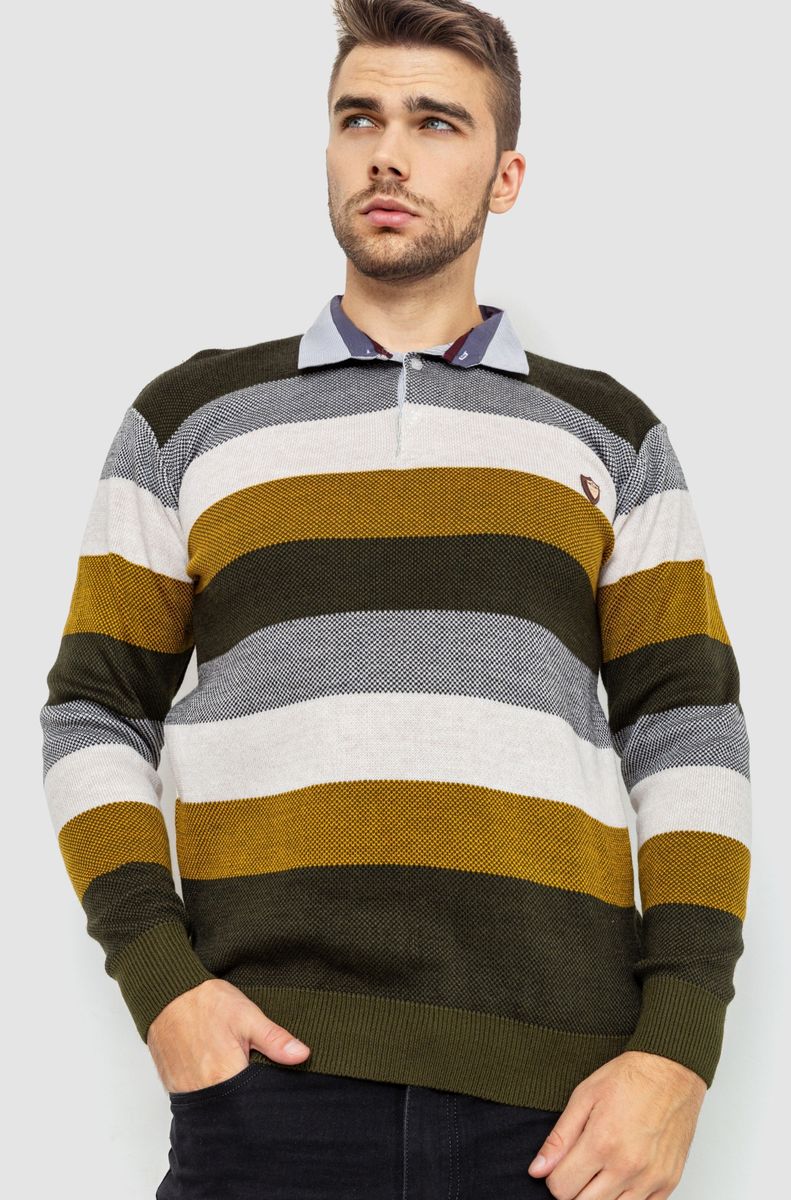 Свитер-обманка мужской AGER Бежево-горчичный 161R901-1 XXL (103751_794533)