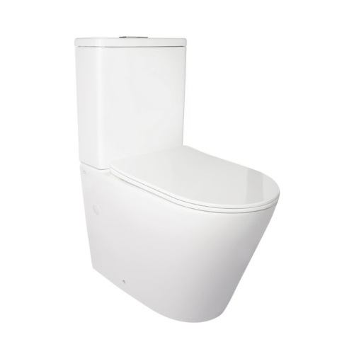 Унитаз напольный безободковый Qtap Stork WHI 2178P QT15222178W