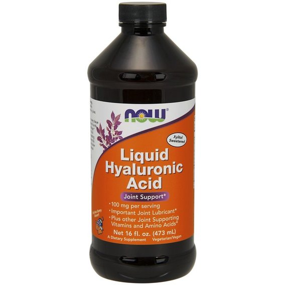 Гиалуроновая кислота NOW Foods Hyaluronic Acid 473 ml /32 servings/ Berry