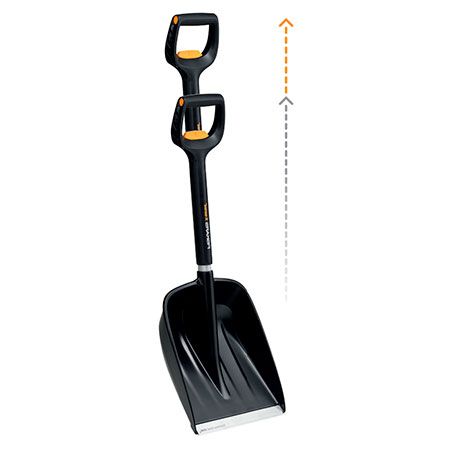 Совок для уборки снега автомобильный телескопический Fiskars X-Series (1057187)
