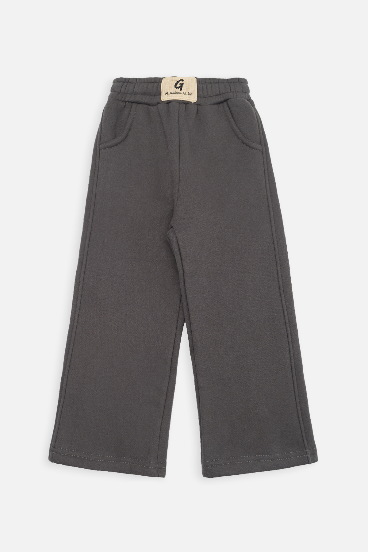 Спортивные брюки для девочки Lizi Kids 104 см Графитовый ЦБ-00258821