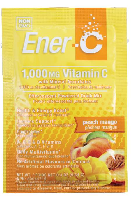 Вітамінний напій для підвищення імунітету Vitamin C Ener-C Смак Персика та Манго 1 пакетик