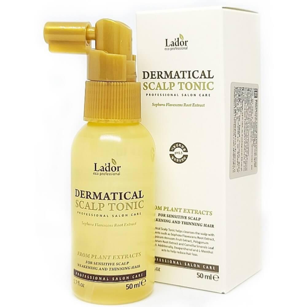 Укрепляющий тоник для волос и кожи головы Lador Dermatical Scalp Tonic 50 мл (8809789631212)