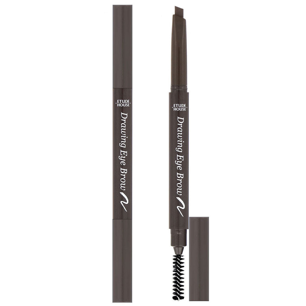 Олівець для брів із щіточкою Etude House Drawing Eye Brow #6 Black 0.25 г 8806199416231