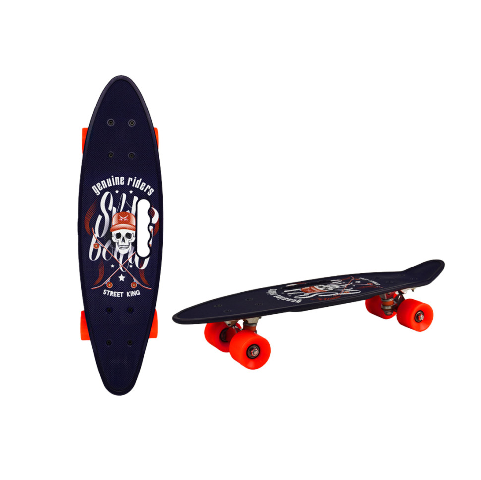 Пенні борд 24" Bambi SC20514 PU колеса з ручкою Червоний