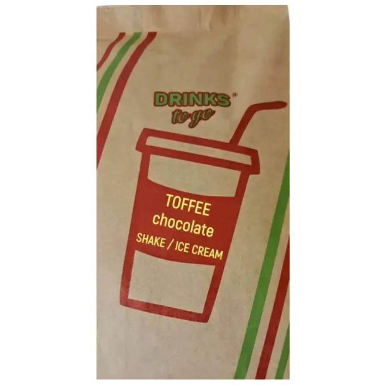 Суміш для мякого шоколадного морозива та шейків Чудові напої Toffee Chocolate Shake Ice Cream 1 кг