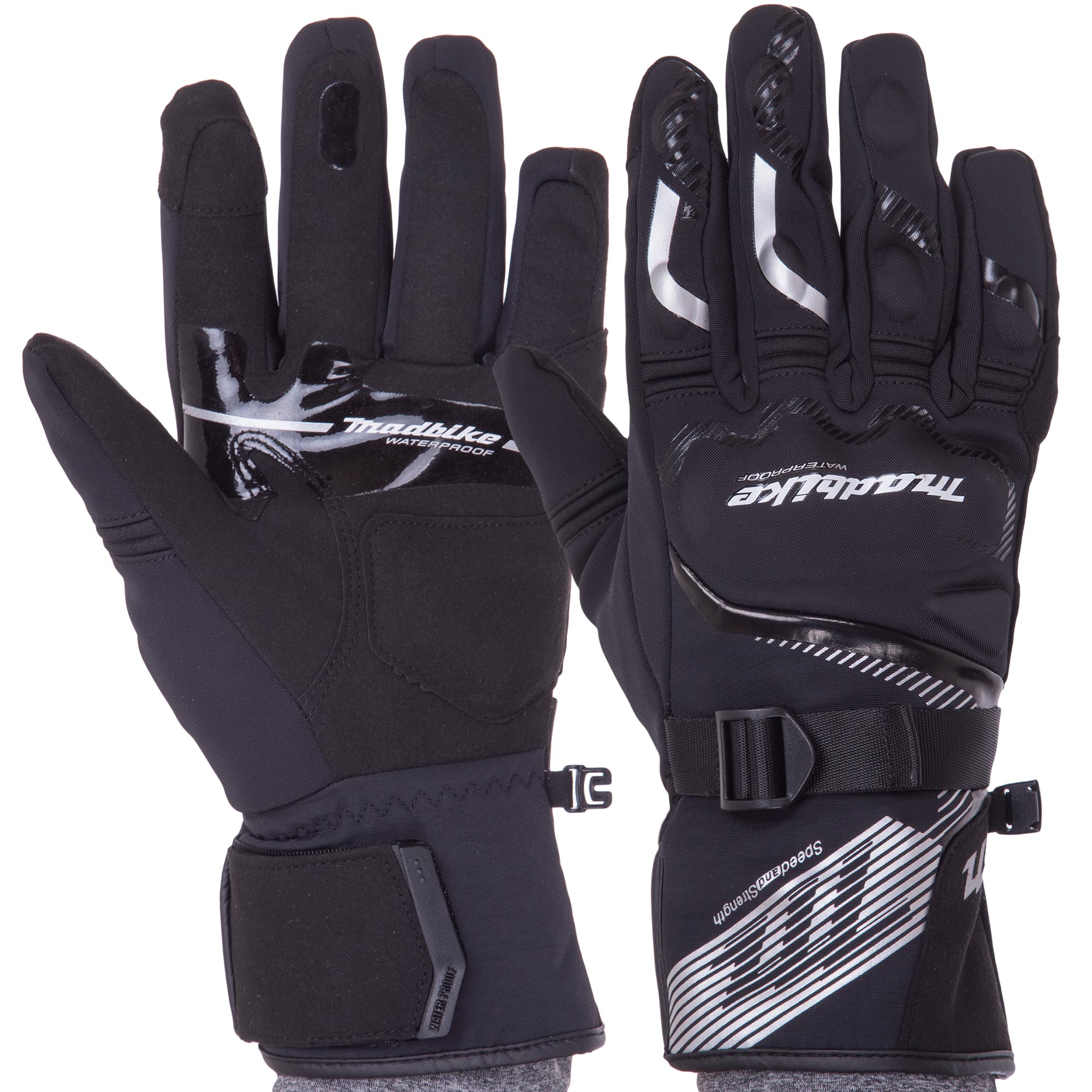 Мотоперчатки зимние MADBIKE MAD-65 L Черный
