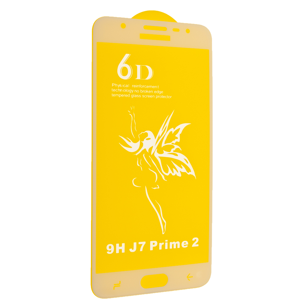 Защитное стекло 6D Premium Glass для Samsung Galaxy J7 Prime 2 SM-G611 White (00005821)