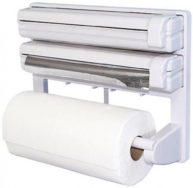 Диспенсер Kitchen Roll Triple Paper для паперових рушників Білий