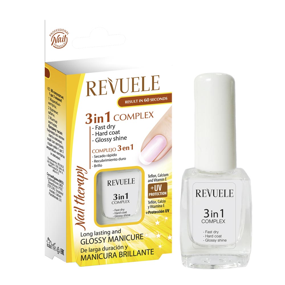Комплекс 3 в 1 NAIL THERAPY Revuele 10 мл