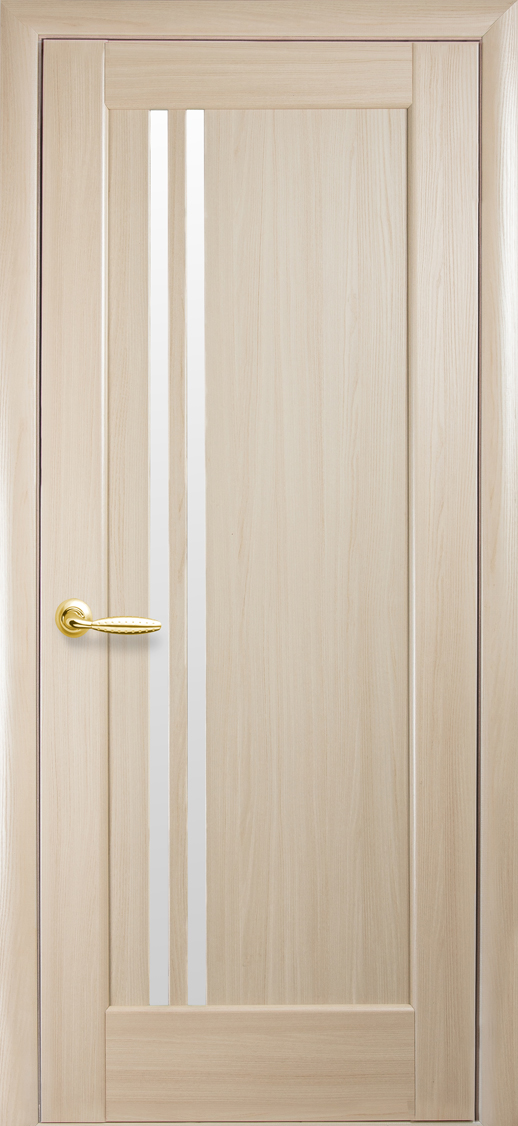 Дверне полотно Новий Стиль Делла 60 см зі склом Ясен (75163)