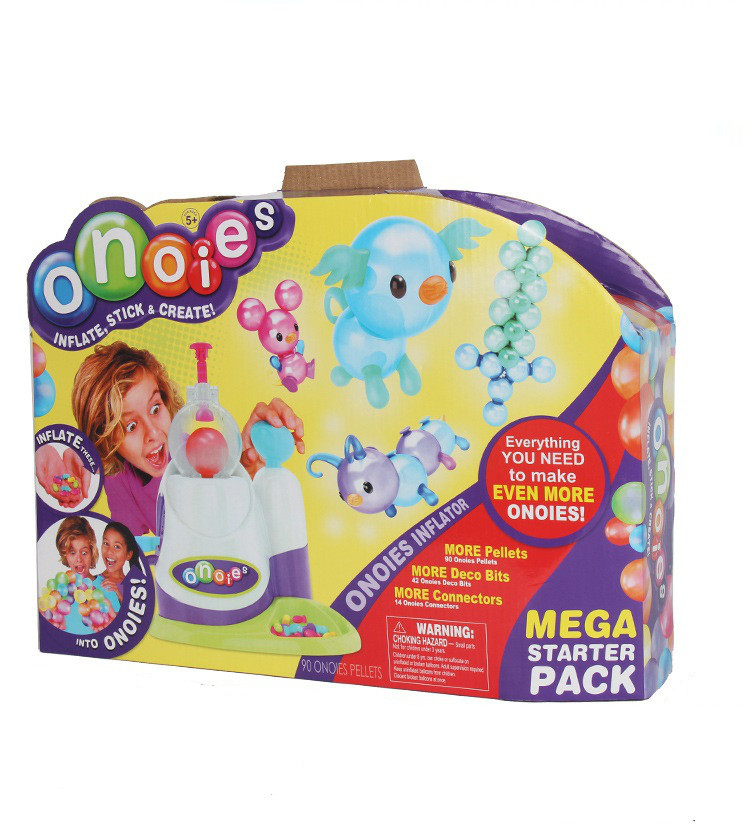 Інтерактивна іграшка Oonies Inflator Starter Pack Набір липких повітряних кульок для творчості (SUN0381)