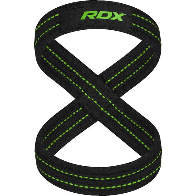 Силовые ремни RDX Gym Lifting 8 Figure Straps Army Green L