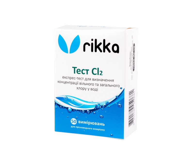 Тест для измерения хлора Rikka Cl2 50 измерений (Т-112)