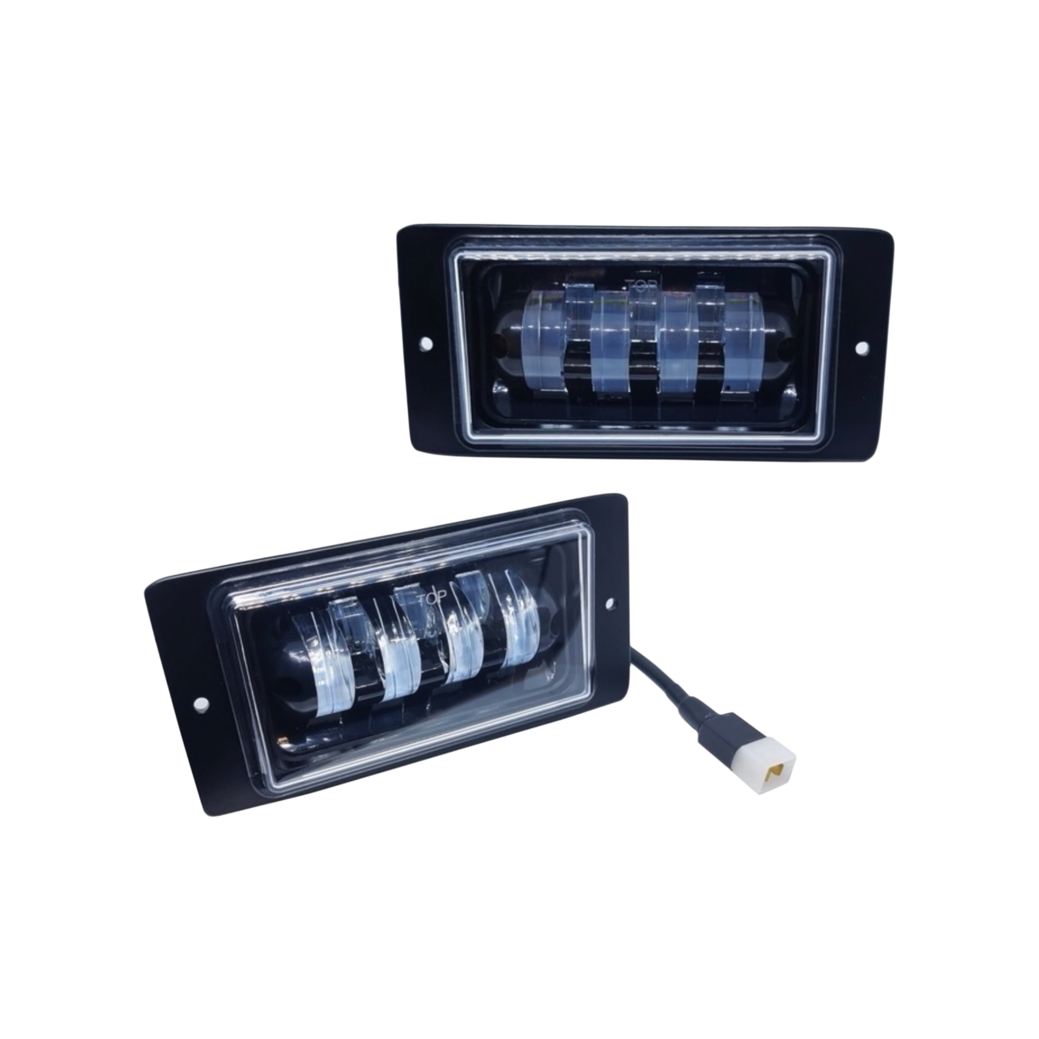 Противотуманные LED фары OEM  ВАЗ 2110 2115 2123 на 7 линз 2 шт (kt21107l)
