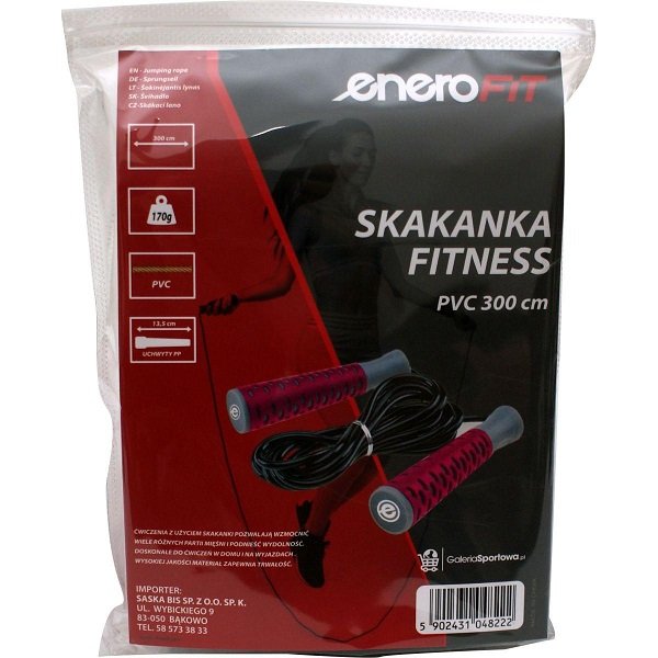 Скакалка фитнес Enero Fit 3 м (1048222)