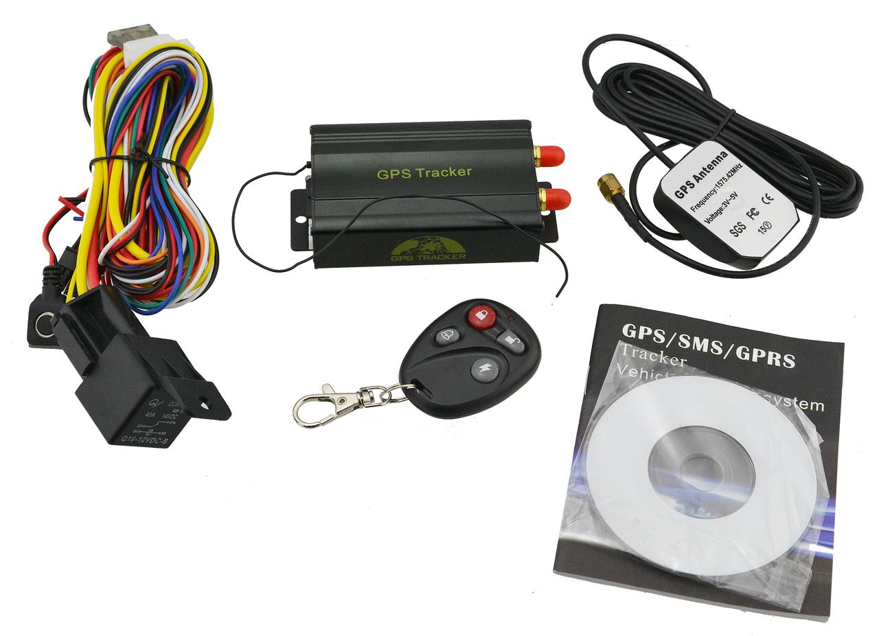Автомобільний GPS/GSM/GPRS трекер RIAS TK103B Black (3_00387)