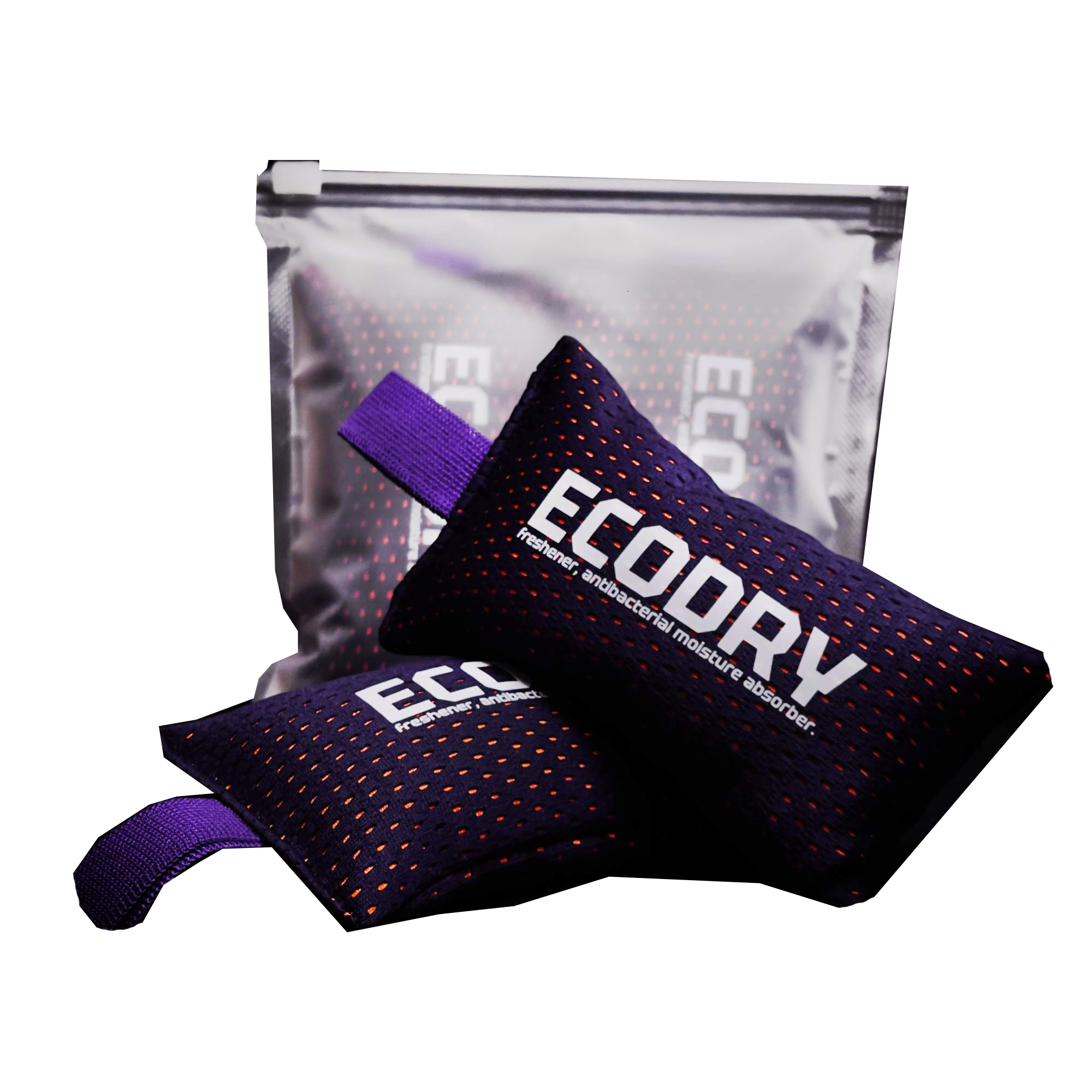 Влагопоглощающие мешочки дезодоранты ECODRY Berry 2 шт Фиолетовый