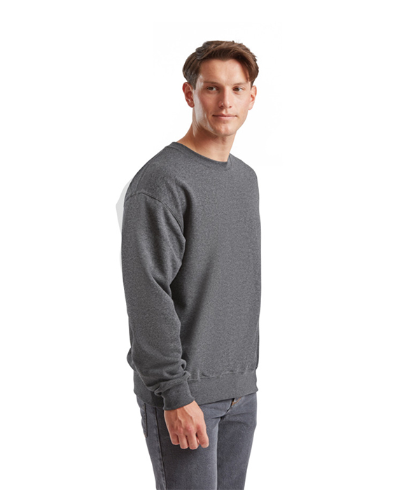 Пуловер Fruit of the loom Classic set-in sweat M Темно-серый (62-202-0)