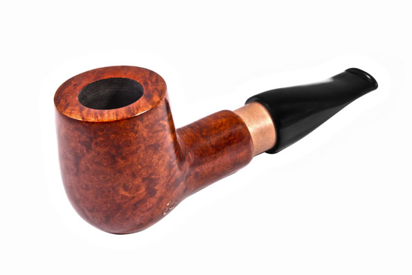 Трубка Brog 2 x 4 см Чорна із коричневим (69BR)