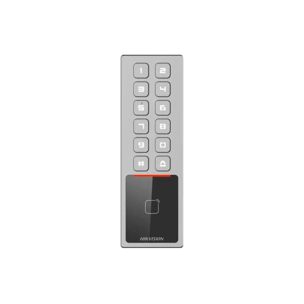 Считыватель Mifare с клавиатурой Hikvision DS-K1T805MX
