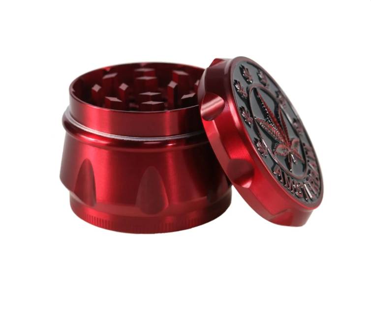 Гриндер для измельчения табака ASHTRAY D&K CANNABIS DK-5083-4 Red (15712-hbr)