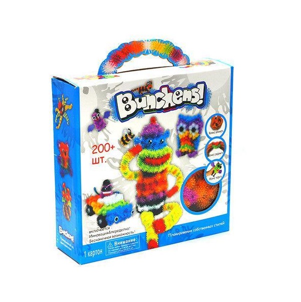 Конструктор-липучка Bunchems (Банчемс) 200 деталей