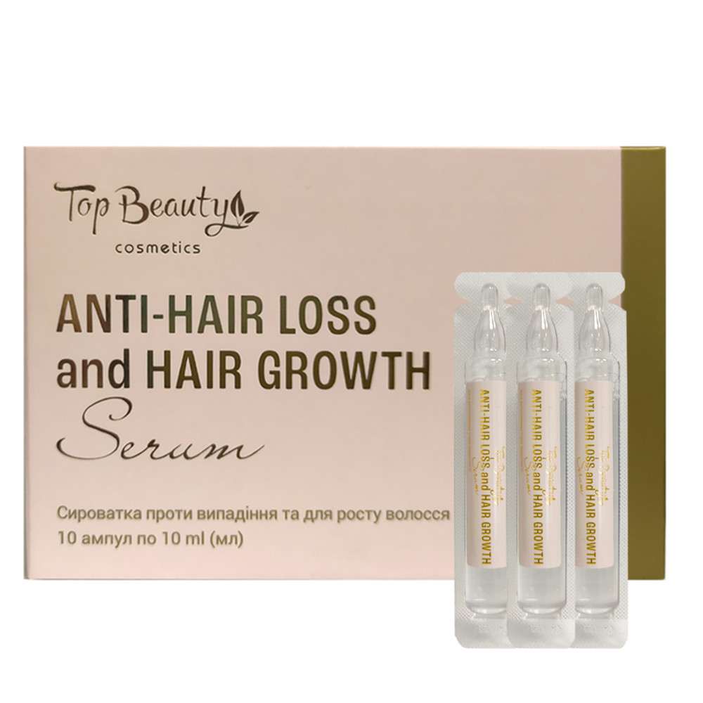 Сироватка проти випадіння волосся та для росту Top Beauty Anti-Hair Loss and Hair Growth Serum 10х10 мл (2000002500018)