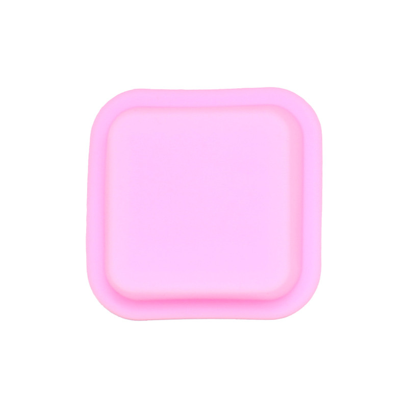 Силиконовая форма для мыла квадрат CUMENSS Handmade-02 1 ячейка 7*7 см Pink (8398-35493)