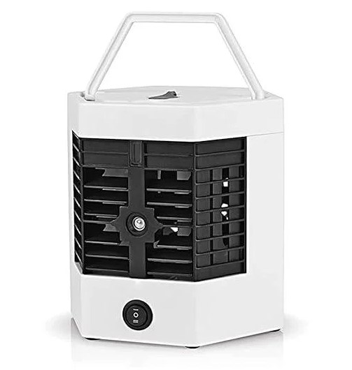 Настольный портативный мини-кондиционер Arctic Ultra Pro 2Х с увлажнителем воздуха 750 мл 16х20х20 см Белый (2104618514)