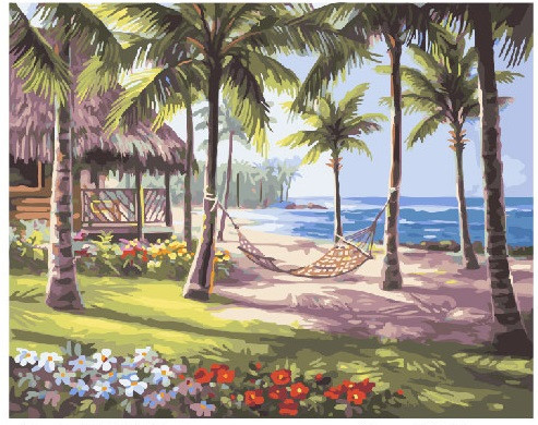 Картина за номерами BrushMe "Райське балі" 40х50см GX4828