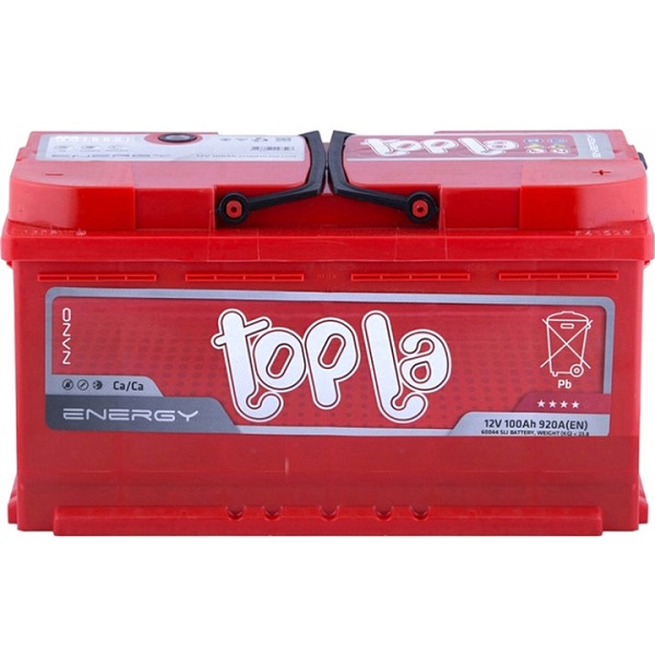 Автомобильный аккумулятор Topla 100 Ah/12V Energy Euro (0) (108400)