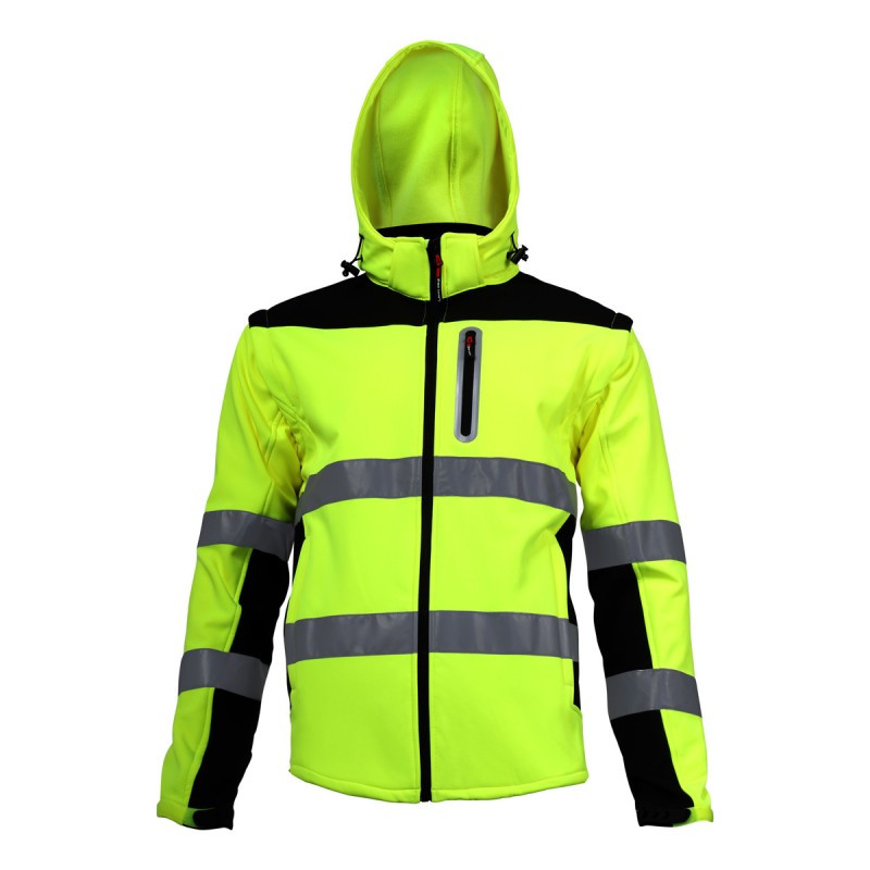 Куртка-жилет сигнальна LahtiPro Soft Shell 40919 L Жовта