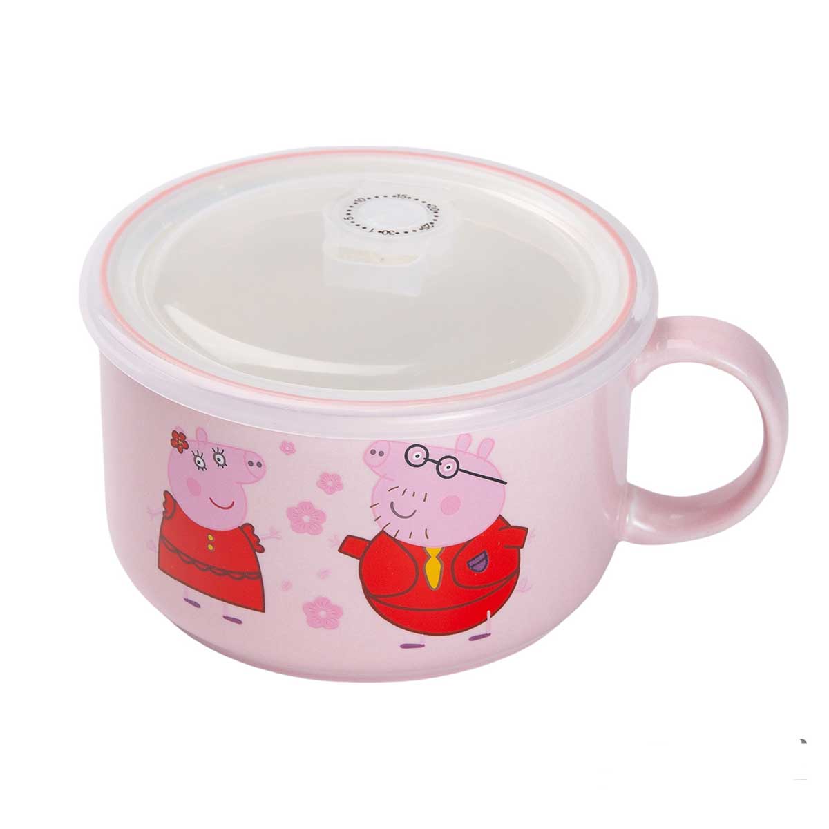 Миска для лапши YIWU Smiley 770 мл Розовый (HP-15-12)
