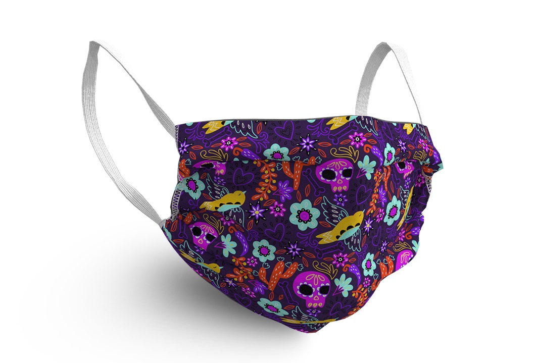 Маска для лица Geronimo skulls 3023 One size Разноцветный (3800999007878)
